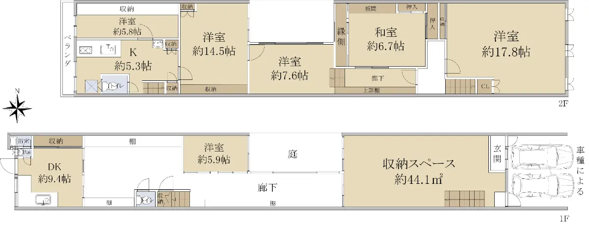 1F-2F