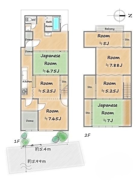 1F-2F